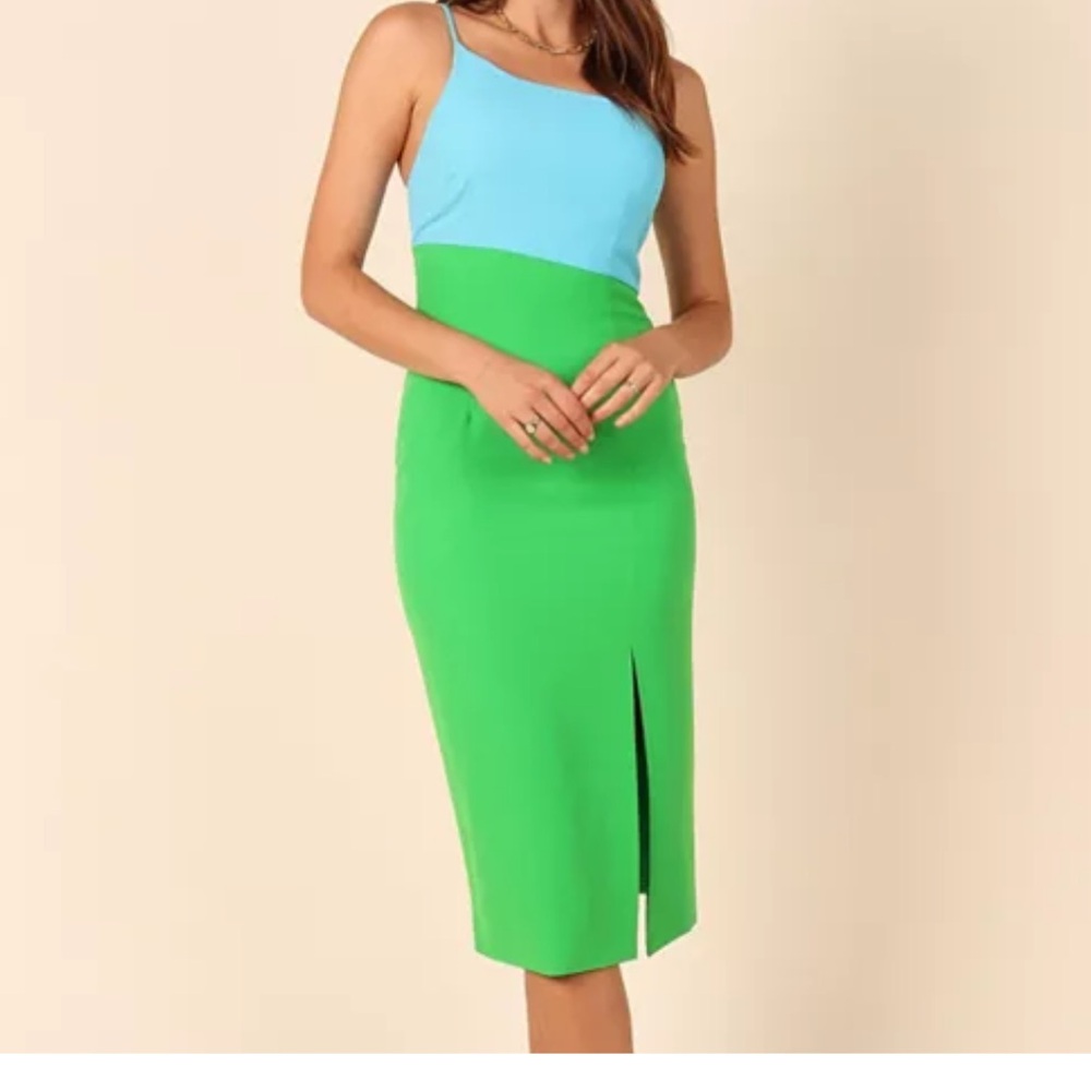 Petal & Pup Xiomar Colorblock Sleeveless Dress